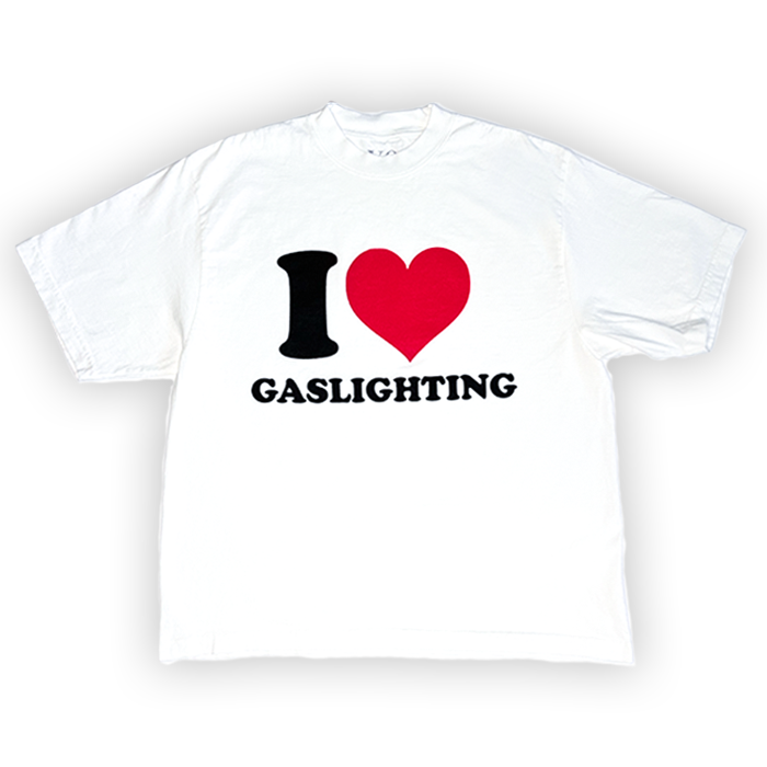 Premium Black Gaslight Tee (Oversized)